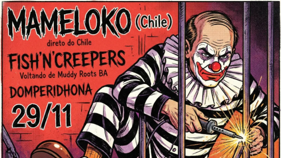 Fish'n'Creepers / Mameloko / Domperidhona - 29/11/25 - Lado B Bar (Curituiba-PR)