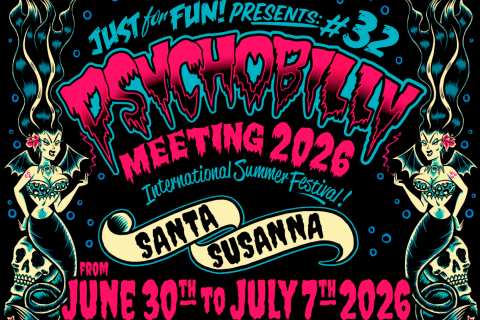 Psychobilly Meeting 2026 | Uma semana de sol, praia e insanidade!